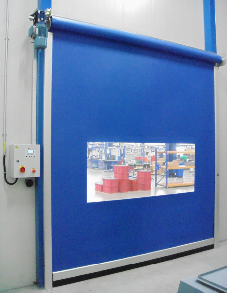 Автоматическая промышленная дверь штарки ролика для скорости раскрытия 1.5m/s обеспеченностью пакгауза