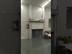 Ткань ПВХ дверь свертывается