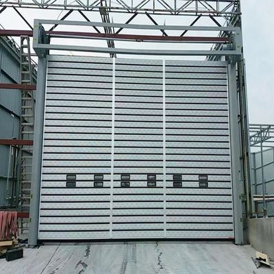 Высокая прочность Безопасность Автоматическая роликовая дверь Сильный ветер